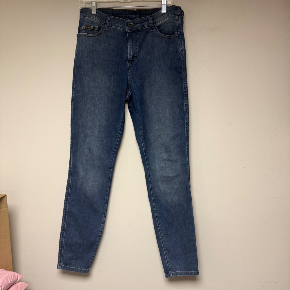 KUHL Skinny Jeans Women 14 REG‎ Blue Excellent Indigo Dye Stretch 6382